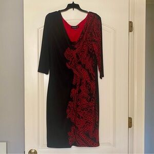 Jones New York Black Lined Dress